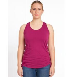 Next Women’s Sleeveless Drawstring Tank Top - Size 14 Petite, Pink, NWT